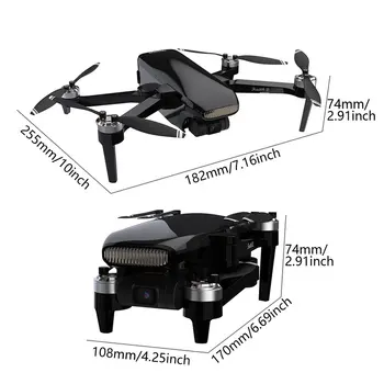 Vjera 2 Drone 4 NA GPS HD Kameru od 3 osi Gimbal Quadcopter Profesionalni 35 minuta leta RC 5 km SG906 PRO 2X8SE F11 4 PRO