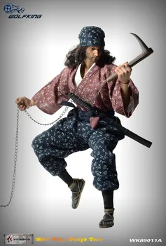 WOLFKING WK89011A 1/6 Vojnika Japanski Samuraj Anato Umeken 12-inčni Figurica Na lageru