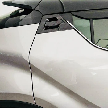 Za Toyota C-HR 2016 2017 2018 Vanjske Stražnja Vrata Olovke I Zdjele Poklopac Završiti 6 kom. od Karbonskih Vlakana Stil Styling Automobila