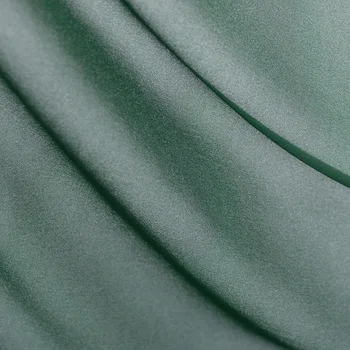 Изумрудная posebna tekstura svilene pređe jednobojnu mikro nabor meke svilene tkanine svilene tkanine A236