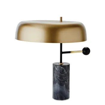 Постмодерн dizajner mramor žarulja luksuzna spavaća soba noćni ormarić vjetar vraćanje starih načina Američki dnevni boravak stol